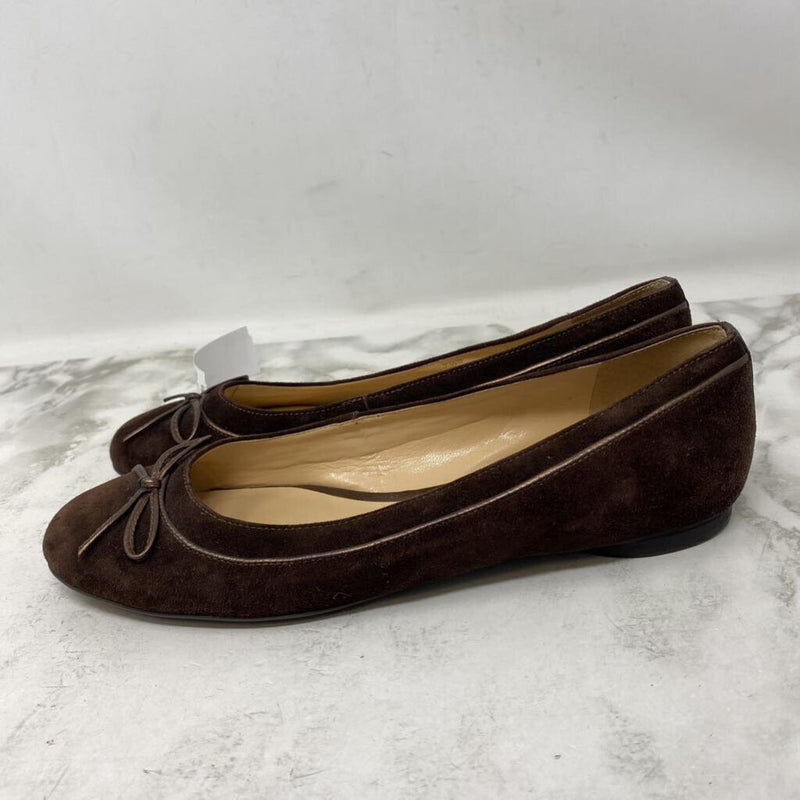 TALBOTS WOMEN'S FLATS brown 7.5