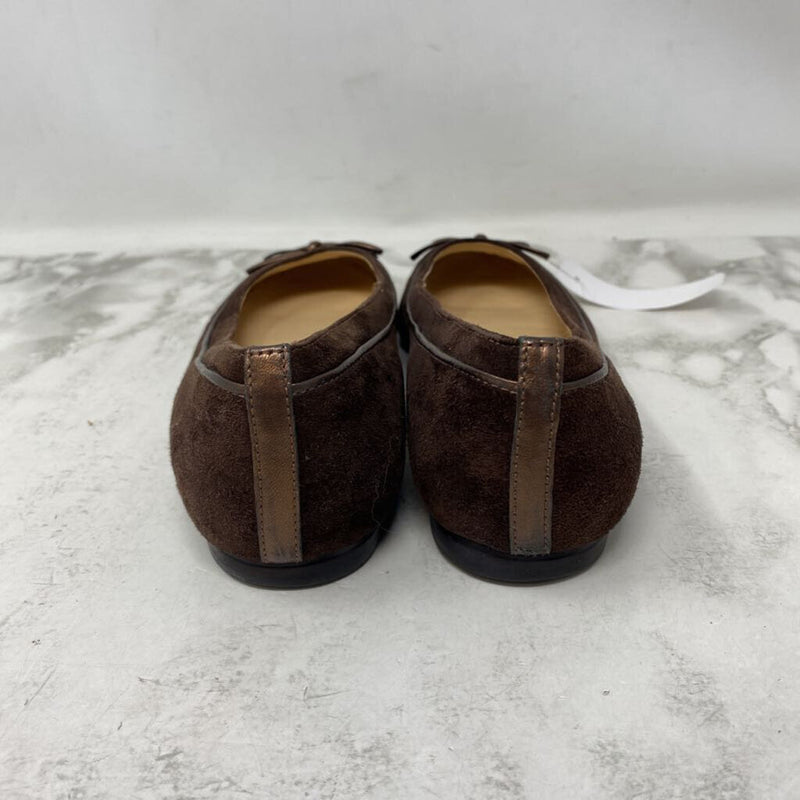 TALBOTS WOMEN'S FLATS brown 7.5