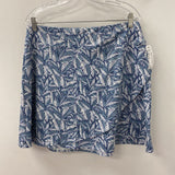 EDDIE BAUER WOMEN'S SKIRT white blue XL