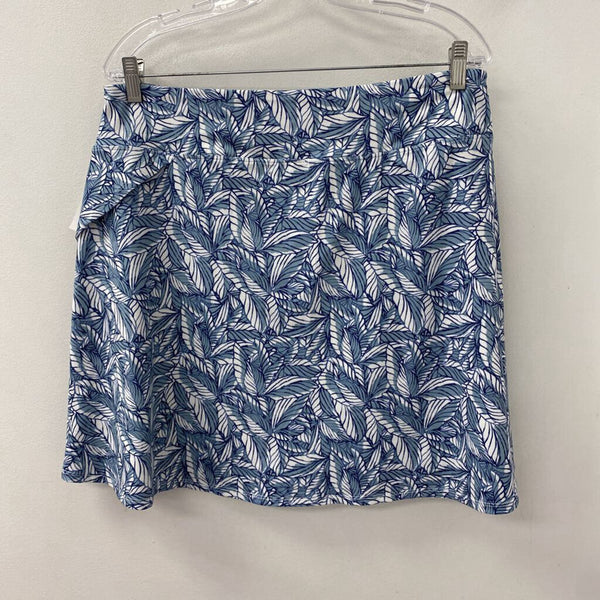 EDDIE BAUER WOMEN'S SKIRT white blue XL