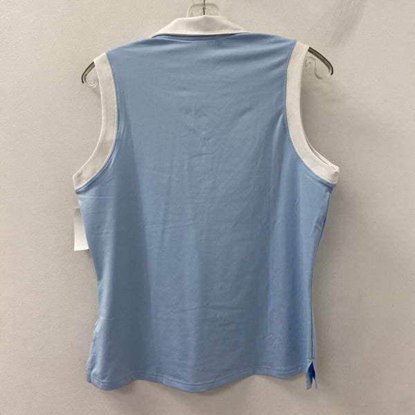 ADIDAS WOMEN'S ACTIVE TOP light blue white L