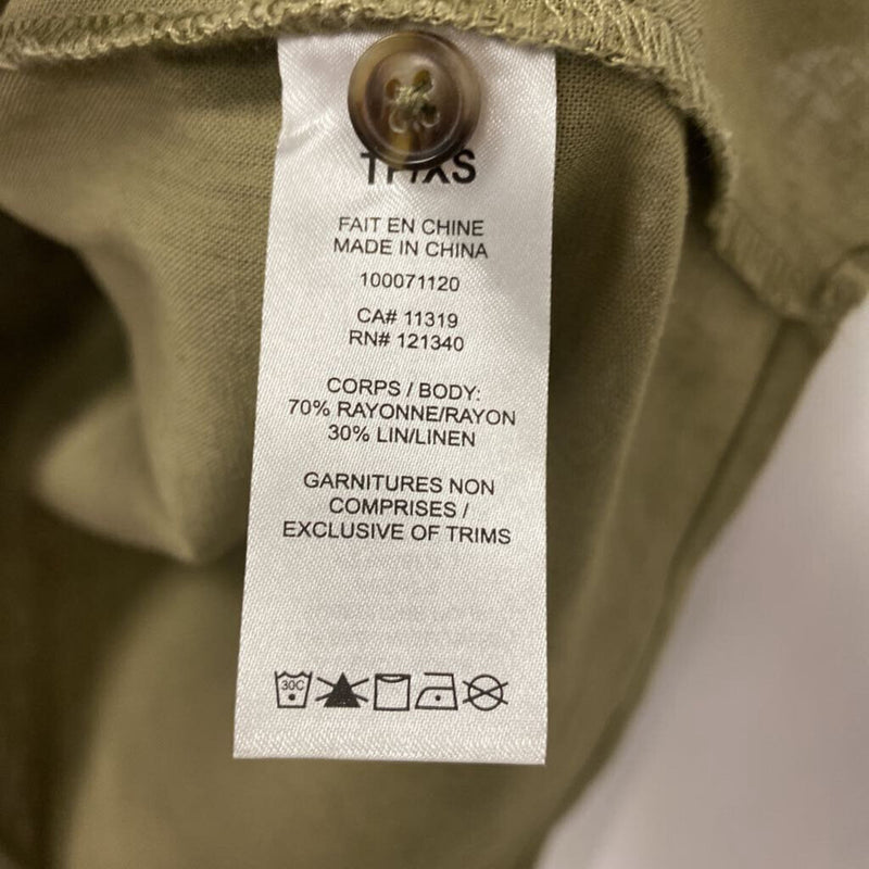 DYNAMITE WOMEN'S BLOUSE/SHIRT olive XS