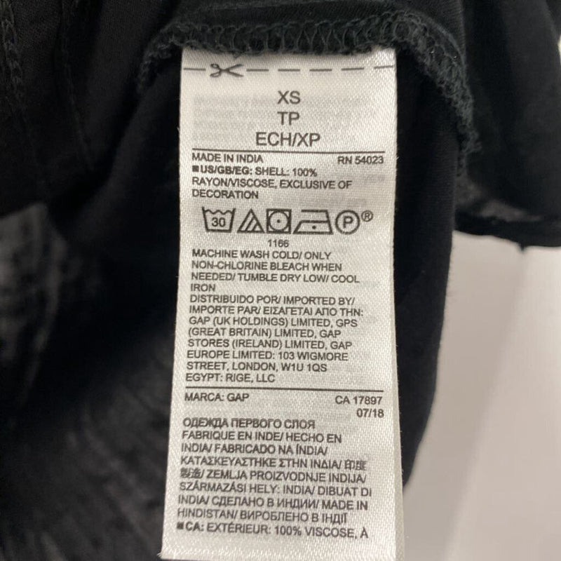 GAP WOMEN'S TOP black XS