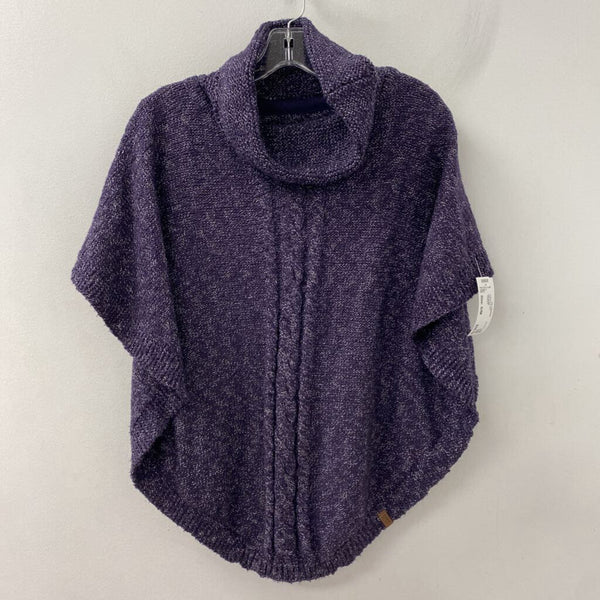 ROOTS WOMEN'S PONCHO/CAPE purple S/M