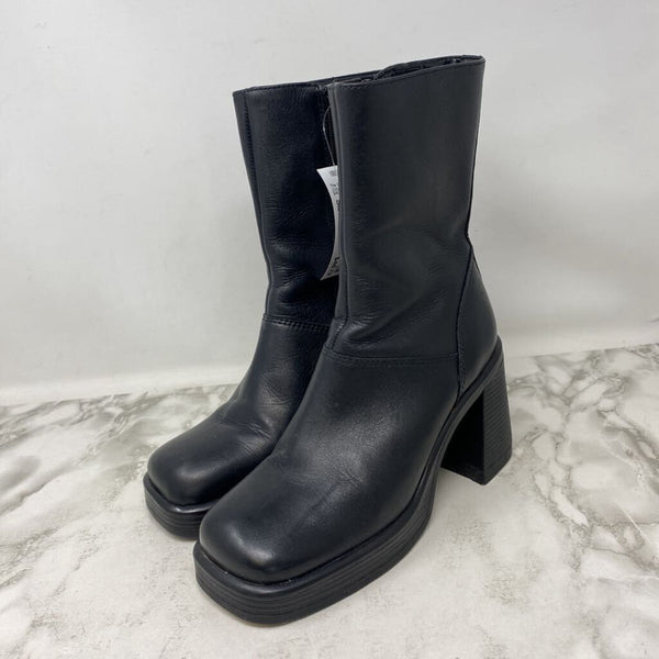 STEVE MADDEN WOMEN'S BOOTS black 8.5