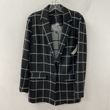 TOPSHOP WOMEN'S BLAZER/JACKET navy grey 6
