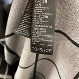 TOPSHOP WOMEN'S BLAZER/JACKET navy grey 6