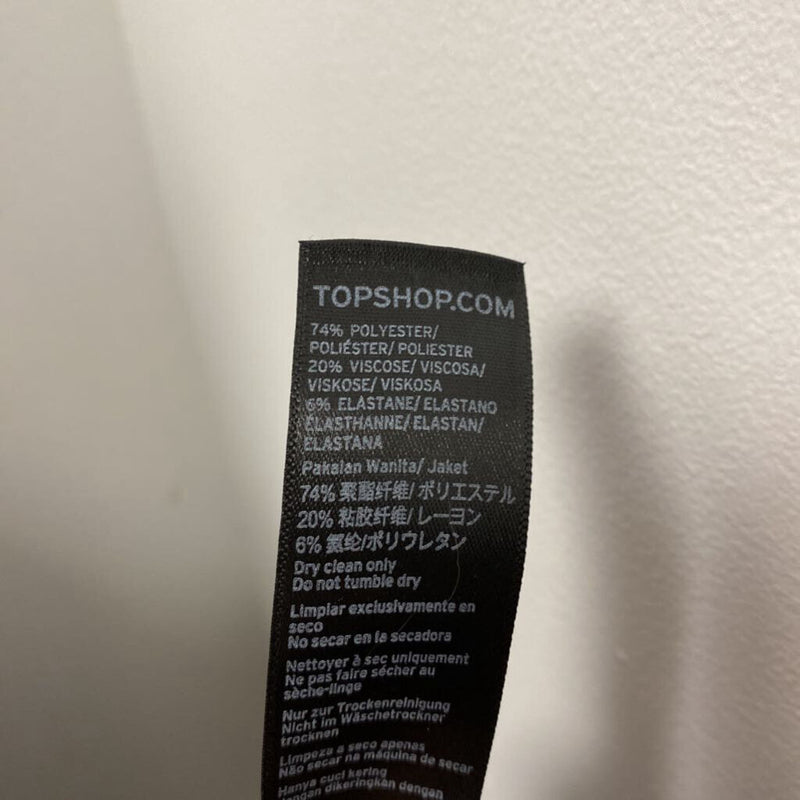 TOPSHOP WOMEN'S BLAZER/JACKET black S