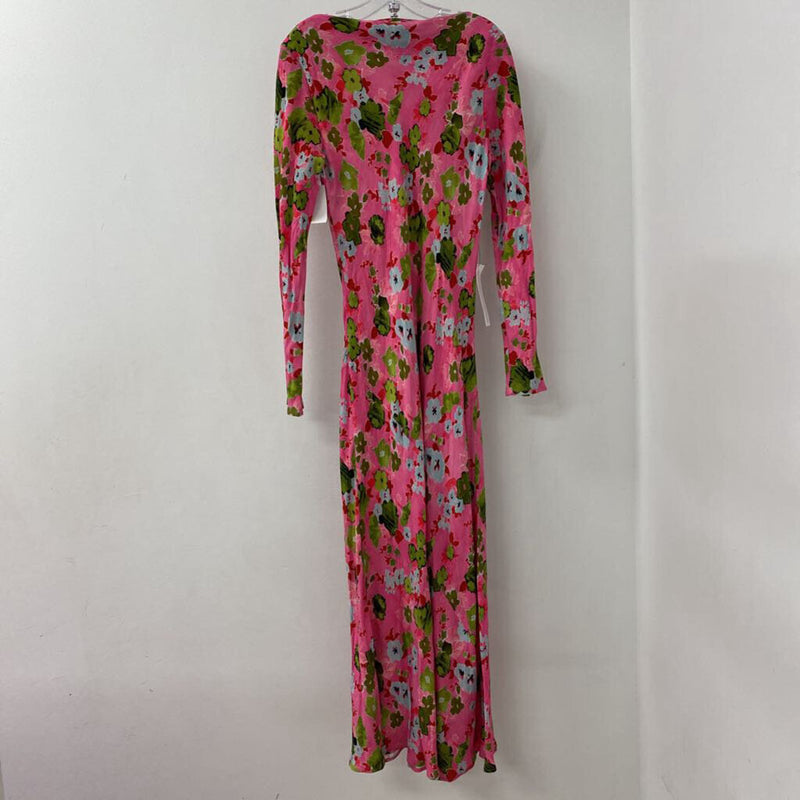 TOPSHOP WOMEN'S DRESS multi pink green blue 10