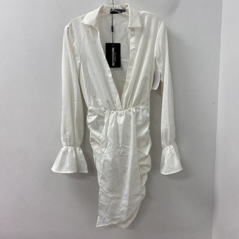 pretty little thing WOMEN'S DRESS white 6