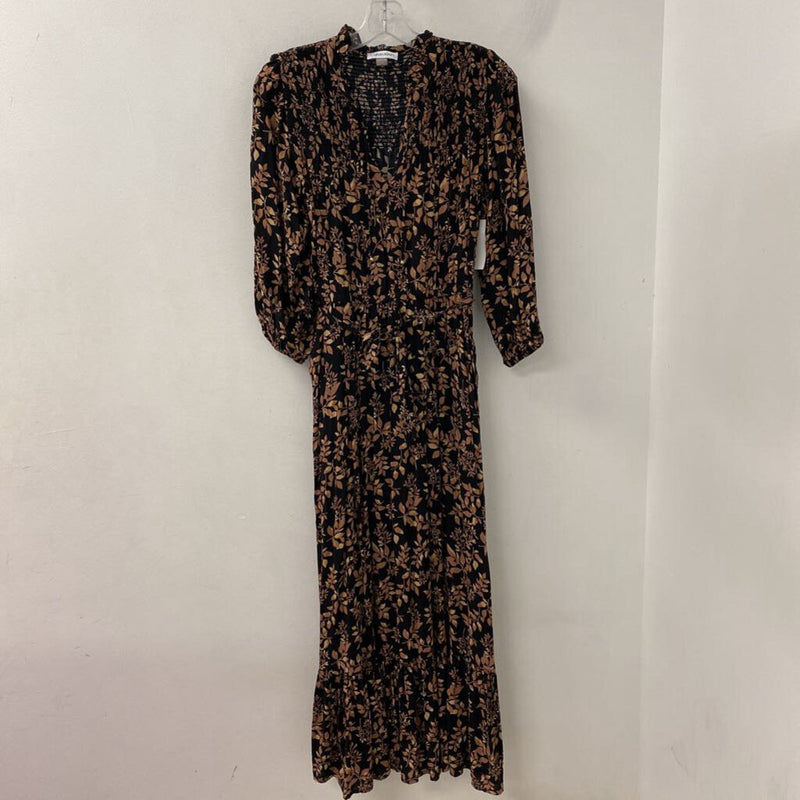 CALVIN KLEIN WOMEN'S DRESS black brown 4