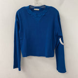 WOMEN'S TOP blue M