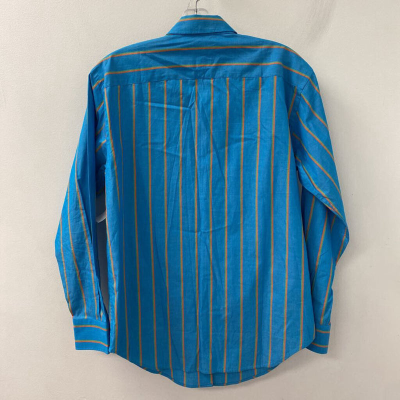 LAUREN ralph lauren WOMEN'S BLOUSE/SHIRT blue striped 8