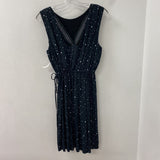 COP.COPINE WOMEN'S DRESS black white blue M/L