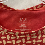 TABI WOMEN'S T-SHIRT pink crealm print XS