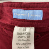 DENVER HAYES WOMEN'S SKIRT red 10