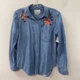 RAILS WOMEN'S BLOUSE/SHIRT denim-blue multi XS