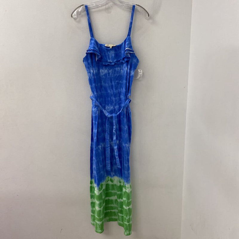 JNY jones new york WOMEN'S DRESS blue green tiedye L