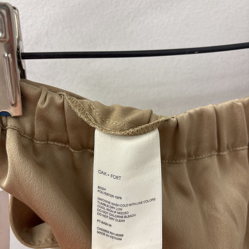OAK + FORT WOMEN'S PANTS champagne XS