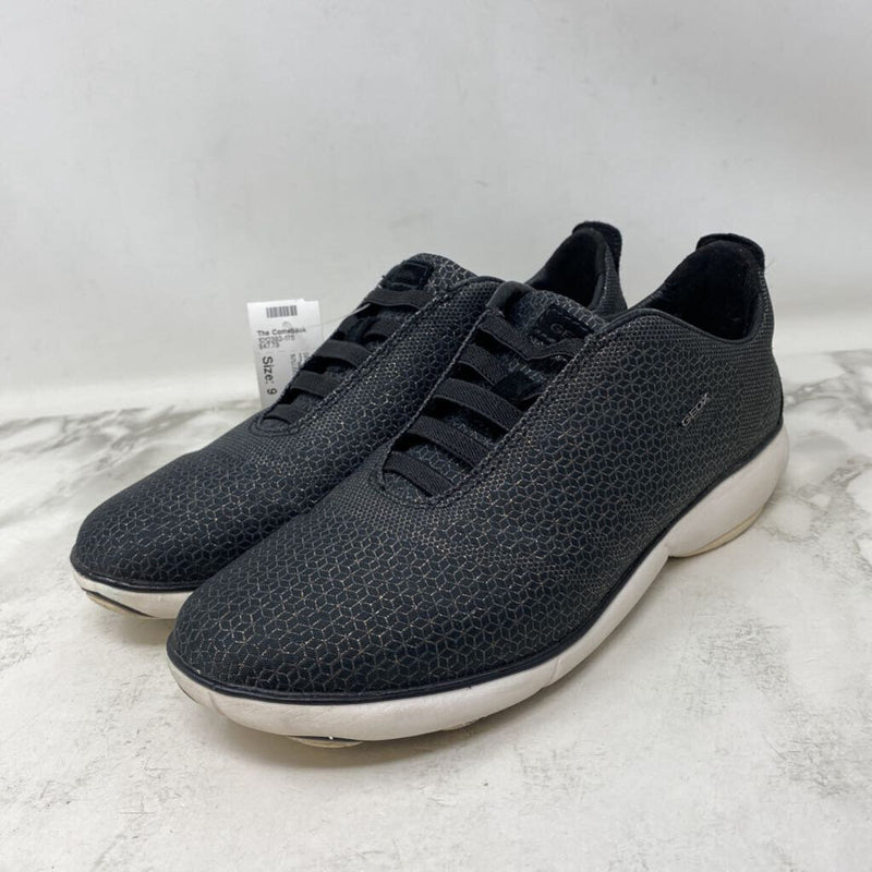 GEOX WOMEN'S SNEAKERS black gold 9