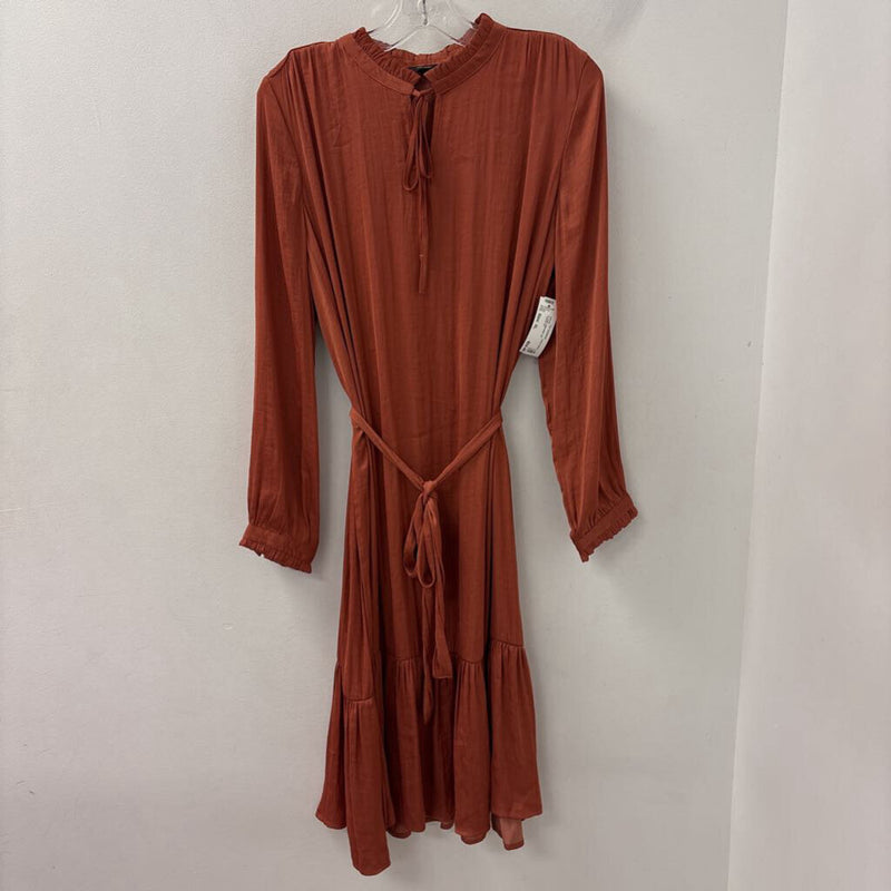 VERO MODA WOMEN'S DRESS brick red XL