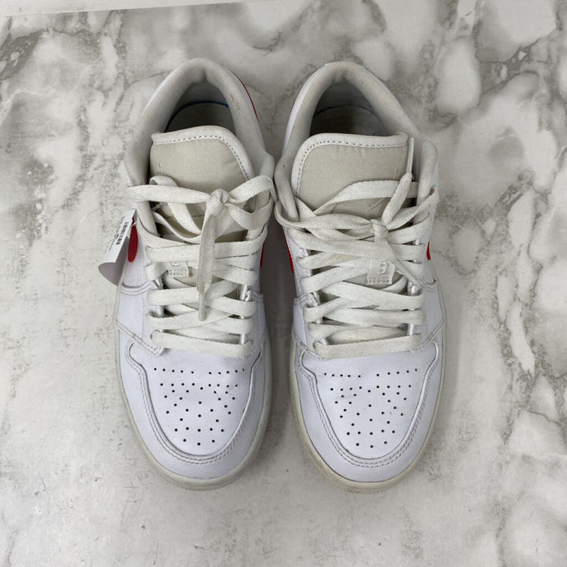 NIKE WOMEN'S SNEAKERS white red 5.5