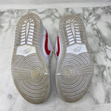 NIKE WOMEN'S SNEAKERS white red 5.5