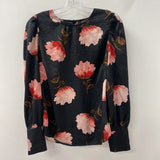 RW&CO WOMEN'S TOP black pink red mix M