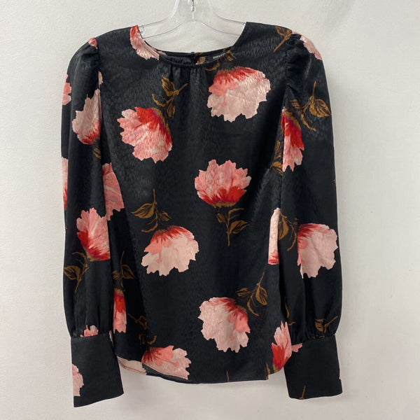 RW&CO WOMEN'S TOP black pink red mix M