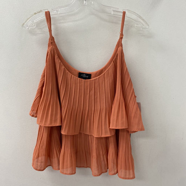 MILK & HONEY WOMEN'S TOP salmon pink L