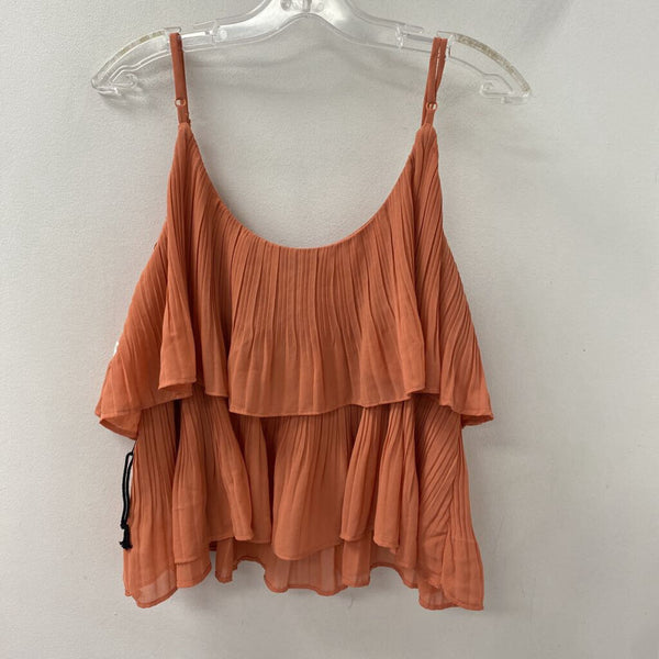MILK & HONEY WOMEN'S TOP salmon pink L