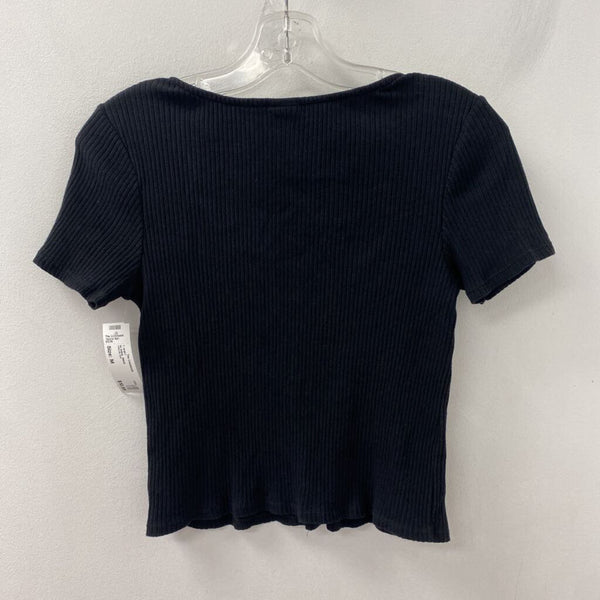 H&M WOMEN'S T-SHIRT black M