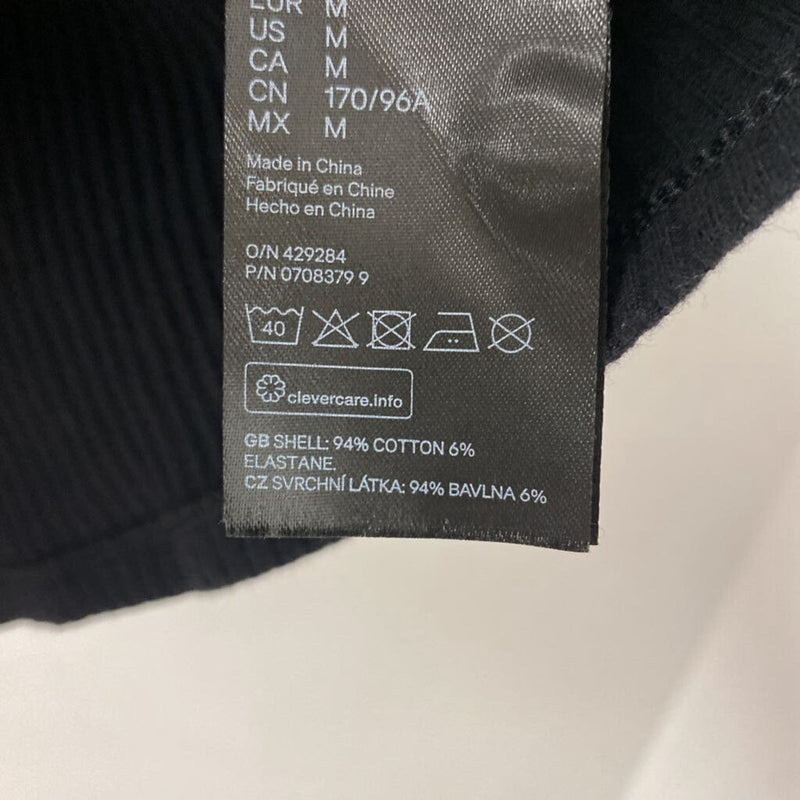 H&M WOMEN'S T-SHIRT black M