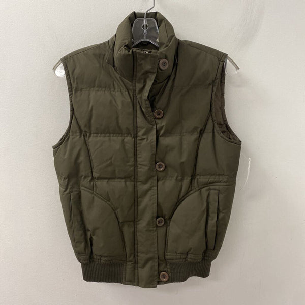 OK! WOMEN'S VESTS OUTERWEAR dark olive S