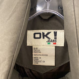 OK! WOMEN'S VESTS OUTERWEAR dark olive S