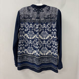 JOE FRESH WOMEN'S BLOUSE/SHIRT blue mix S