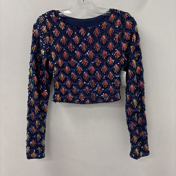 WOMEN'S TOP navy pink mix XS/S