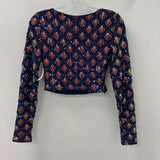 WOMEN'S TOP navy pink mix XS/S