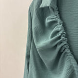 BOOHOO WOMEN'S BLOUSE/SHIRT teal 8