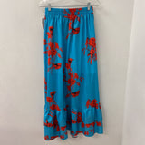 WOMEN'S SKIRT blue red mix M