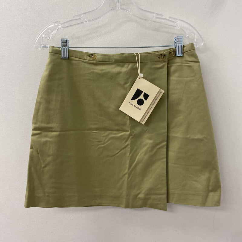 Frank and Oak WOMEN'S SKIRT khaki S