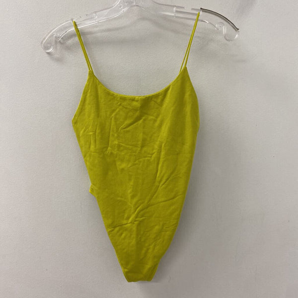FOREVER 21 WOMEN'S TOP dark lime M/L