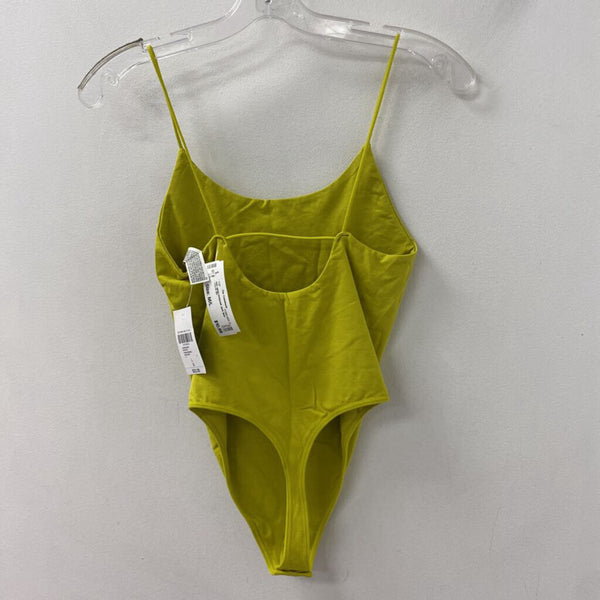 FOREVER 21 WOMEN'S TOP dark lime M/L