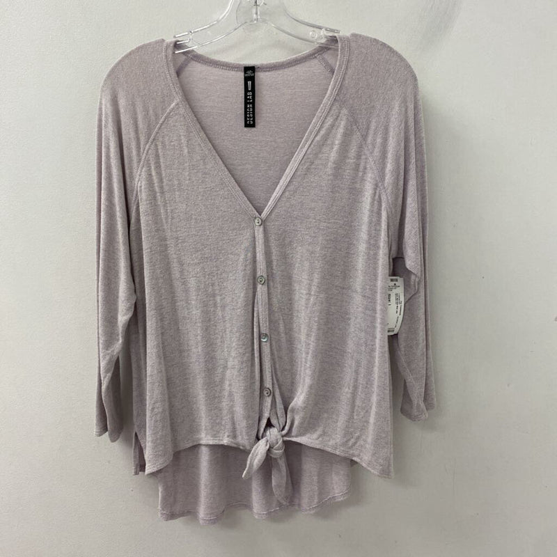 DESIGN LAB WOMEN'S CARDIGAN lilac mix l
