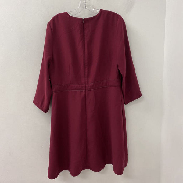 Banana Republic WOMEN'S DRESS burgundy 12