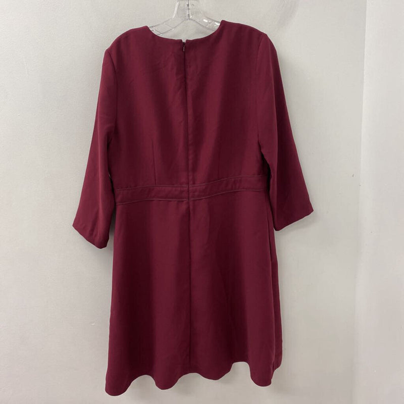 Banana Republic WOMEN'S DRESS burgundy 12