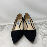 PRADA WOMEN'S HEELS black 39.5