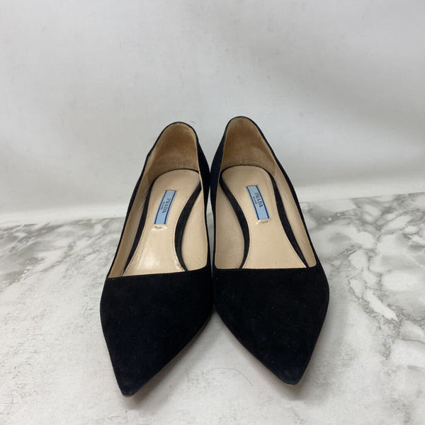 PRADA WOMEN'S HEELS black 39.5
