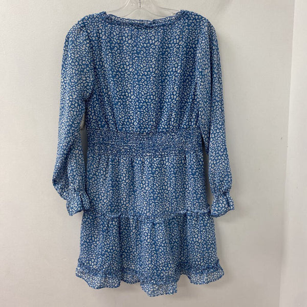 REBELLION again WOMEN'S DRESS blue white mix M