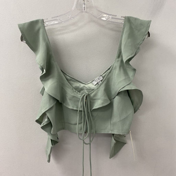 tobi WOMEN'S TOP sage green S